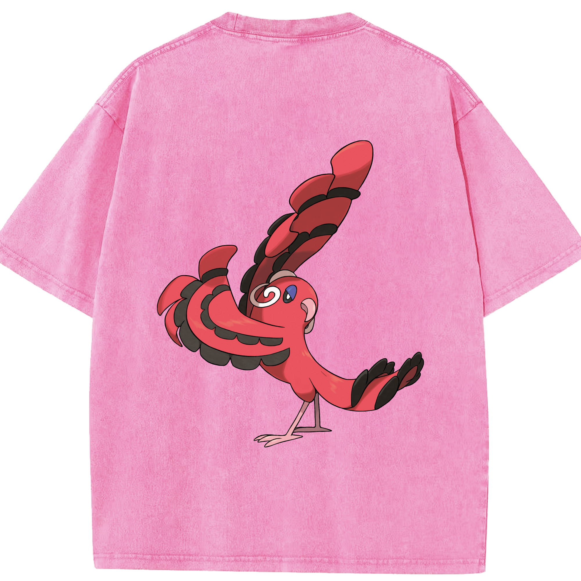 （画像用） ポケットモンスター Pokémon 綿100% ヴィンテージ風 半袖Tシャツ（背面プリント）
